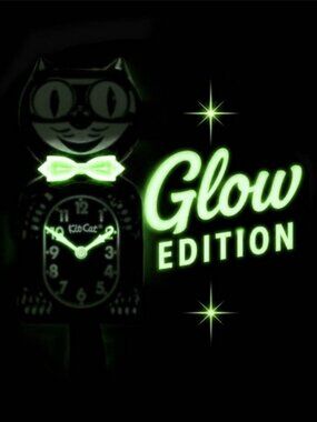 Original Classic Black Kit-Cat Klock Glow Edition